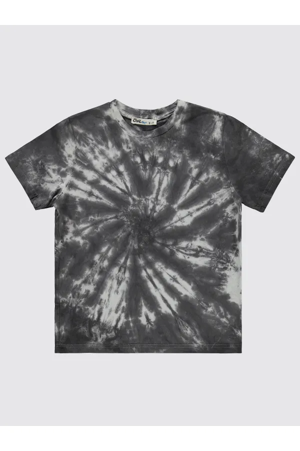 Lot de t-shirts noirs pour garçons de 6 à 9 ans