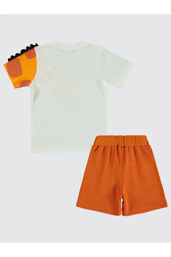 Erkek Çocuk Takım 2-5 Yaş Ekru - Paket