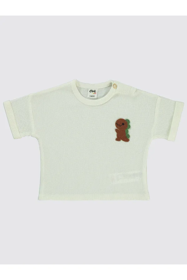 Baby T-Shirt 0-24 Months Ecru - Pack