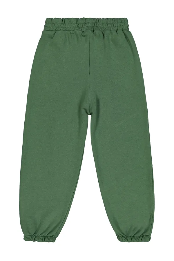 Bas de survêtement vert pour garçon (6-9 ans) - Lot