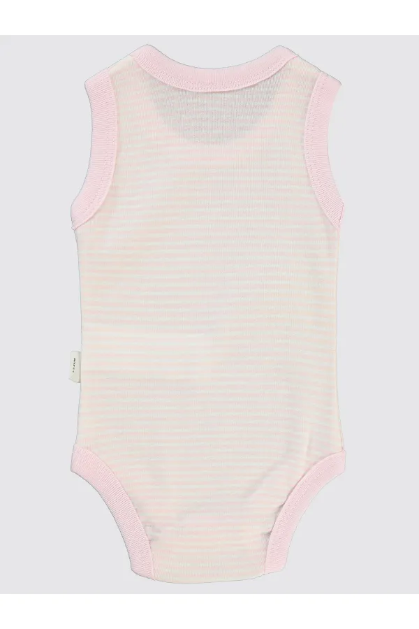 Bebek Çıtçıtlı Badi 0-24 Ay Pembe - Paket