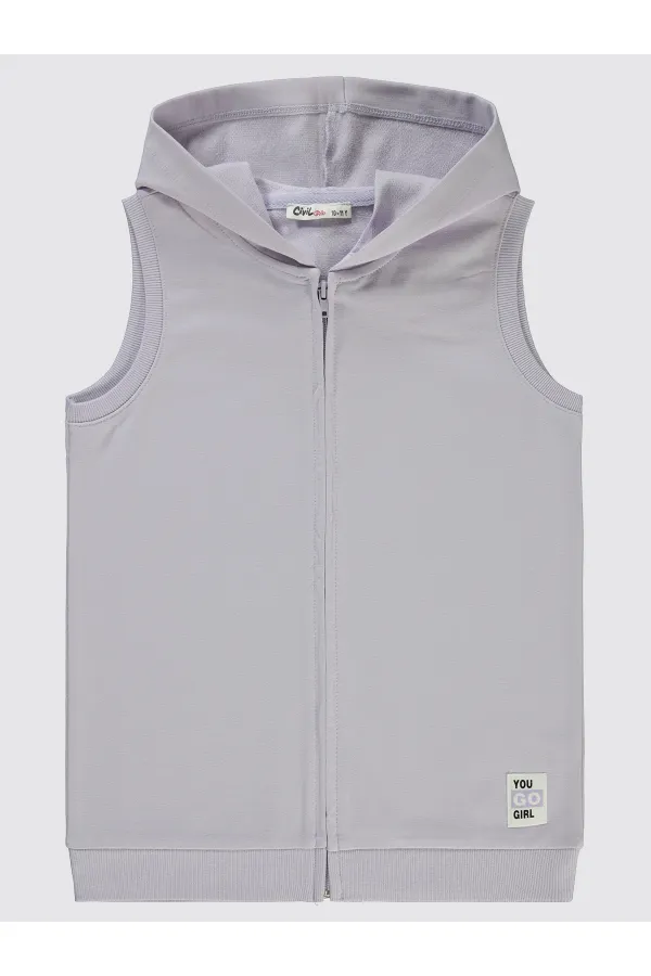 Kız Çocuk Yelek 10-13 Yaş Galaktik Leylak - Paket