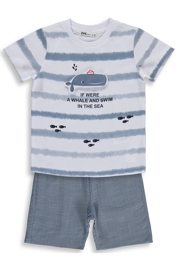 Boys' Team Set 2-5 Years White - Package