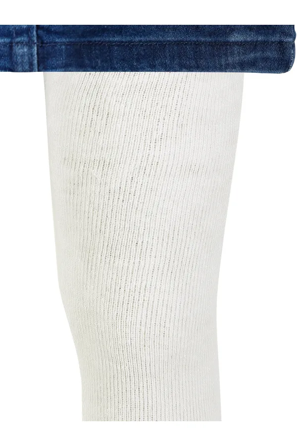 Collants pour filles de 2 à 9 ans, écru - Paquet