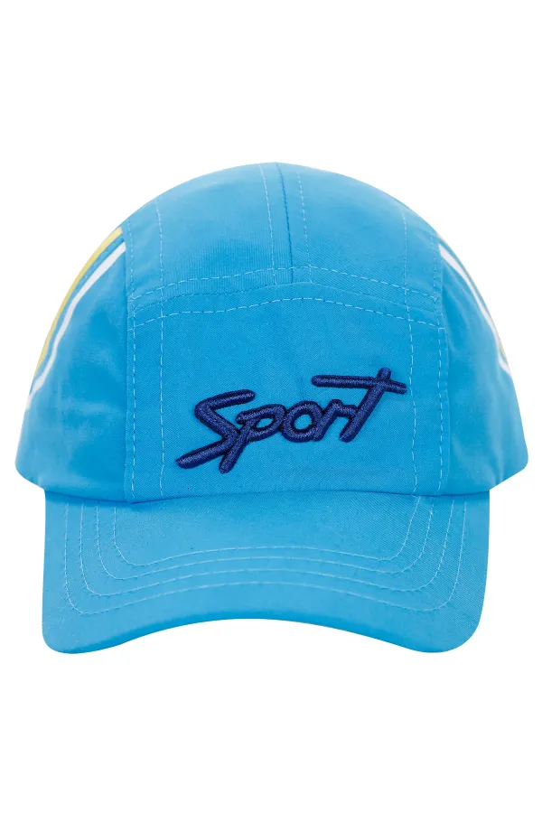 Chapeau et béret garçon 6-9 ans bleu - Ensemble