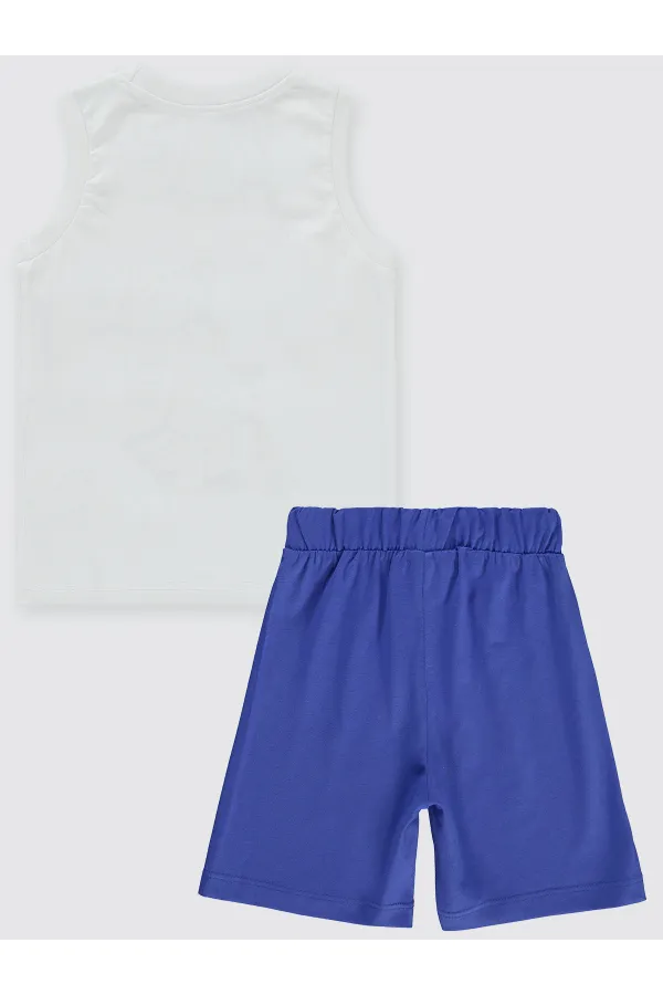 Ensemble pyjama garçon blanc 2-5 ans - Emballage