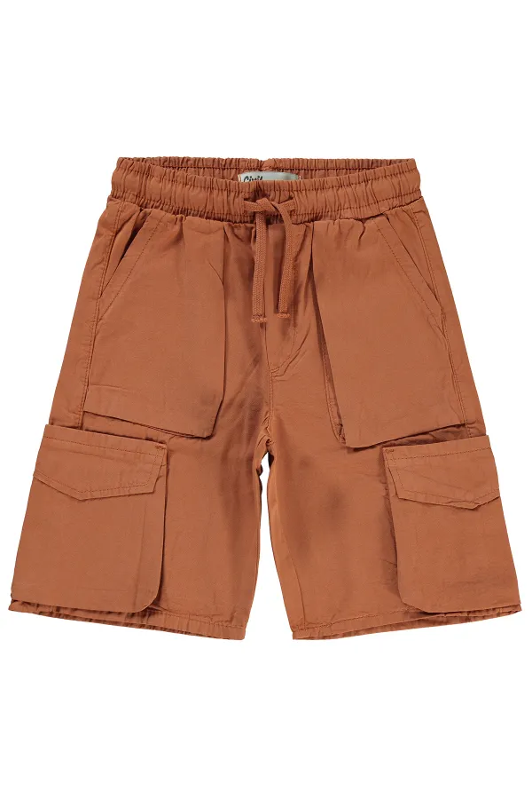 Erkek Çocuk Kapri 6-9 Yaş Açık Kiremit - Paket