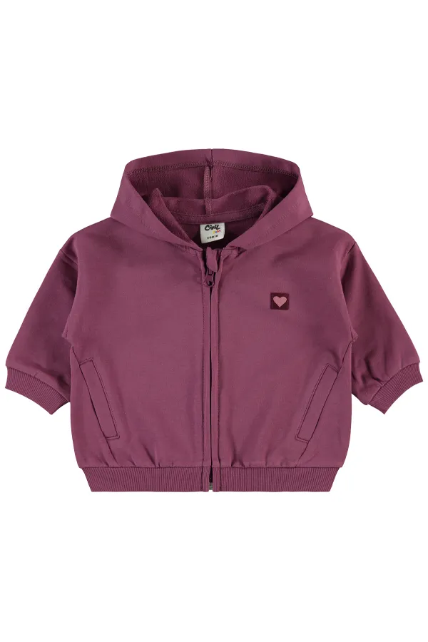 Gilet bébé 0-24 mois Rose poudré foncé - Emballage