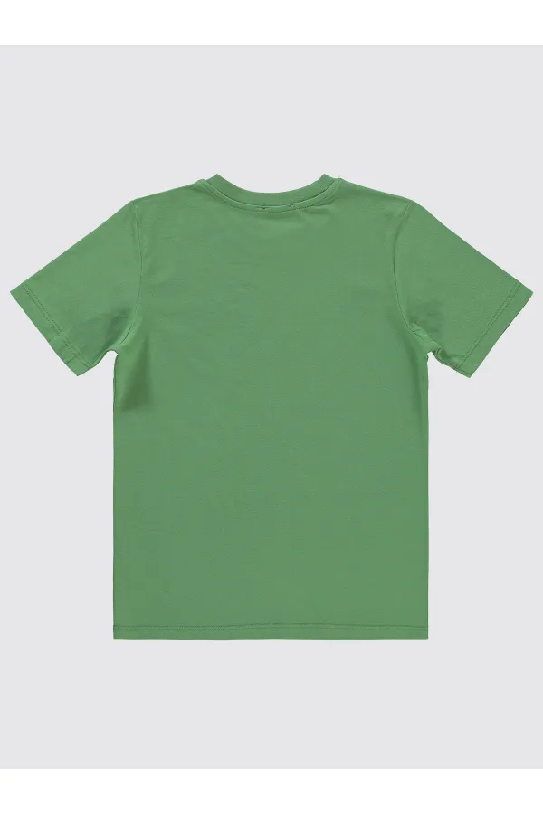 Erkek Çocuk Tişört 10-13 Yaş Açık Haki - Paket