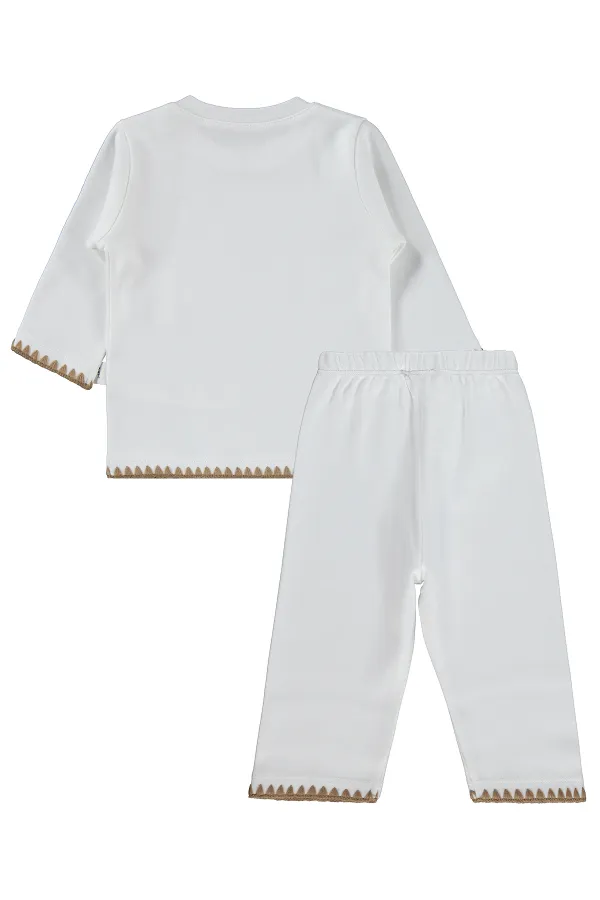 Bebek Takım 0-24 Ay Ekru - Paket