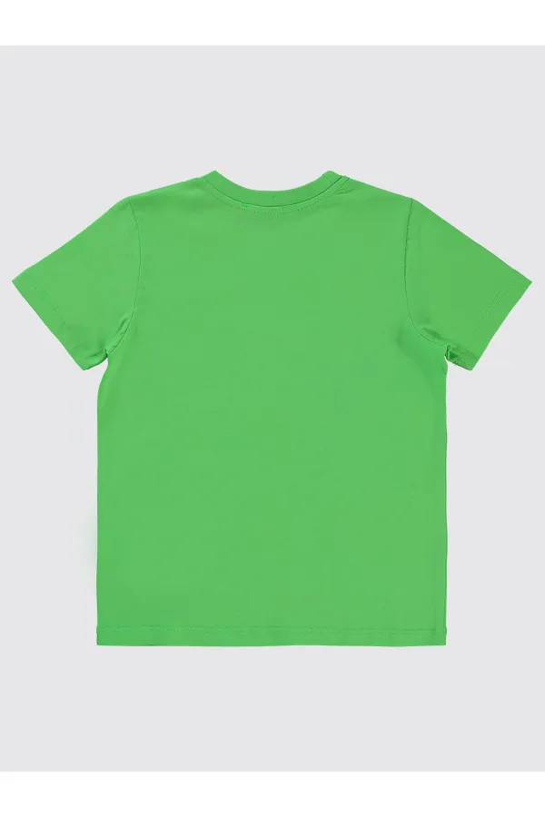 Boys T-Shirt 6-9 Years Green - Pack