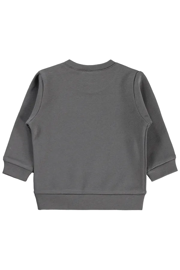 Bebek Sweatshirt 0-24 Ay Antrasit - Paket Bebek Sweatshirt 0-24 Ay Antrasit - Paket
