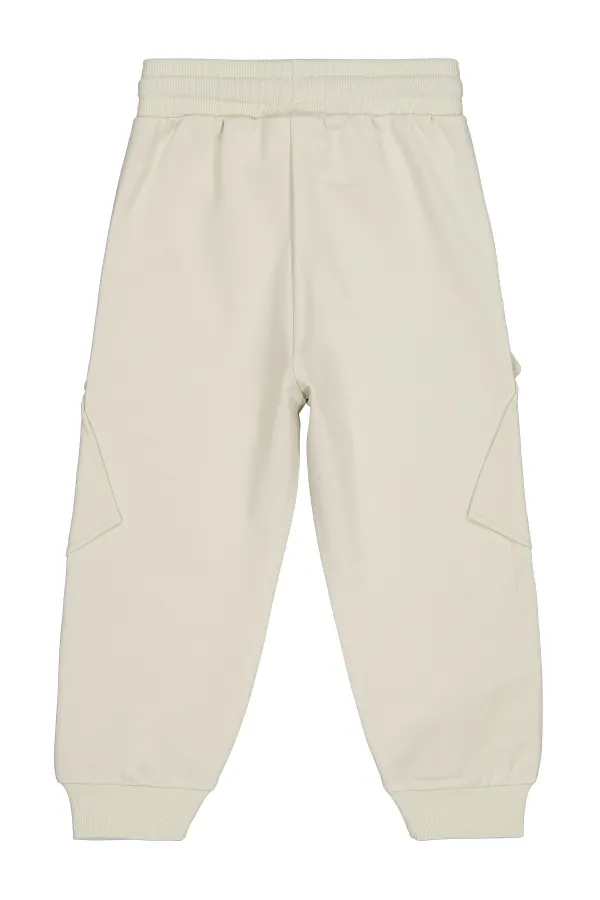 Bas de survêtement garçon 2-5 ans, couleur pierre - Lot