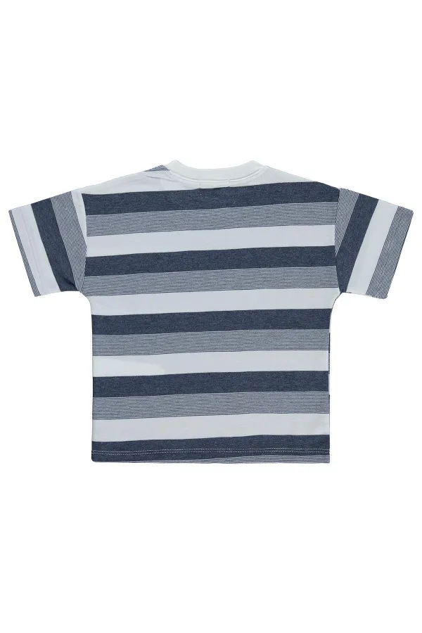 T-shirt garçon, 2-5 ans, bleu marine - Lot