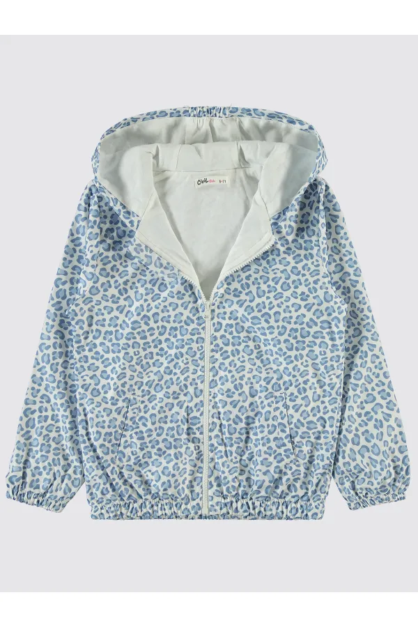 Kız Çocuk Yağmurluk 10-13 Yaş Mavi - Paket