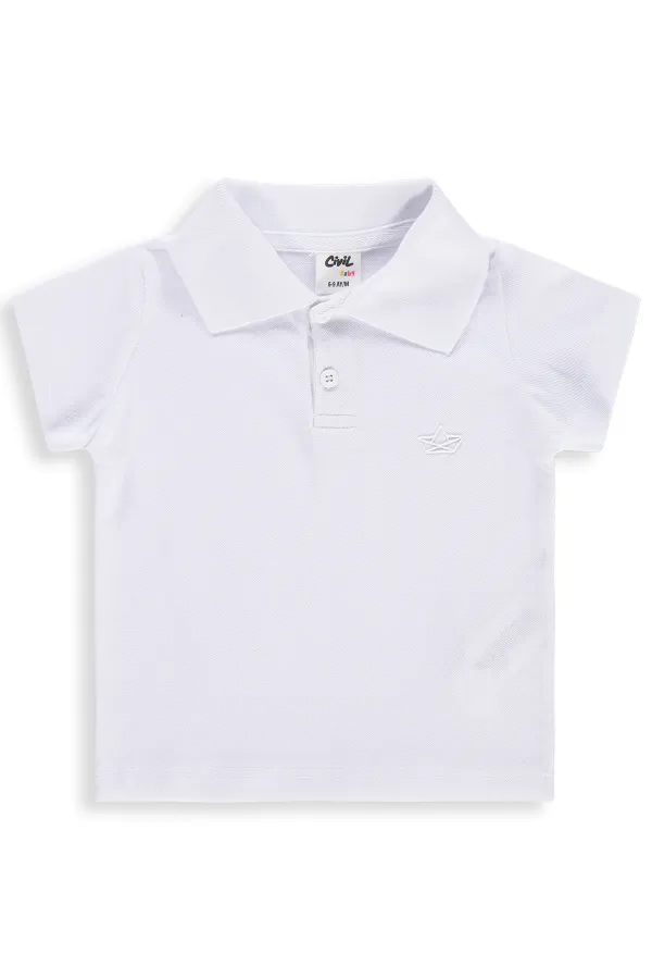 Baby T-shirt 0-24 Months White - Package