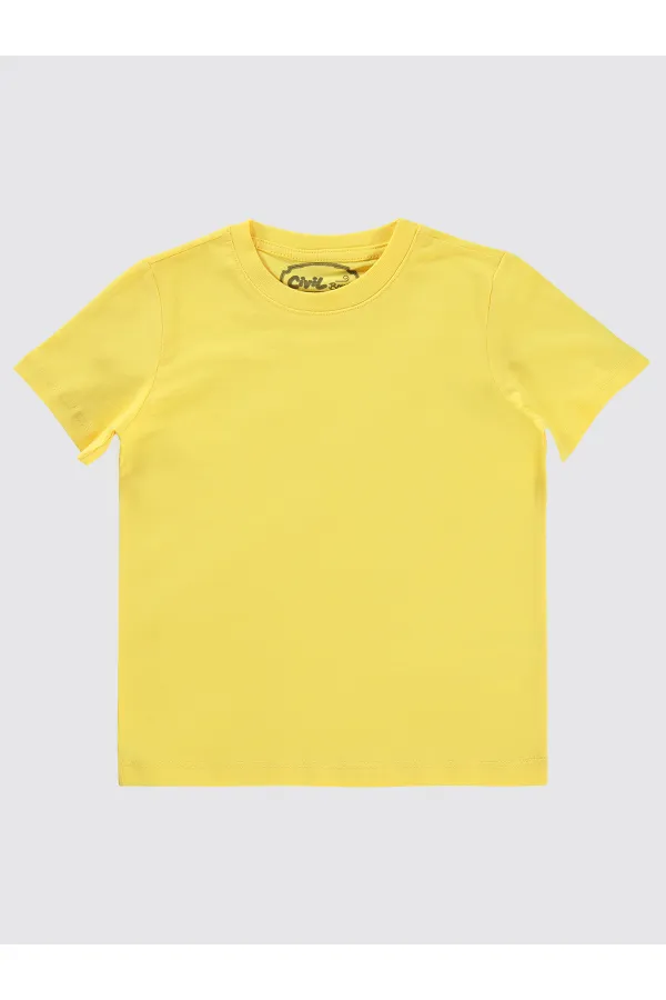 Boys T-Shirt 2-5 Years Yellow - Package