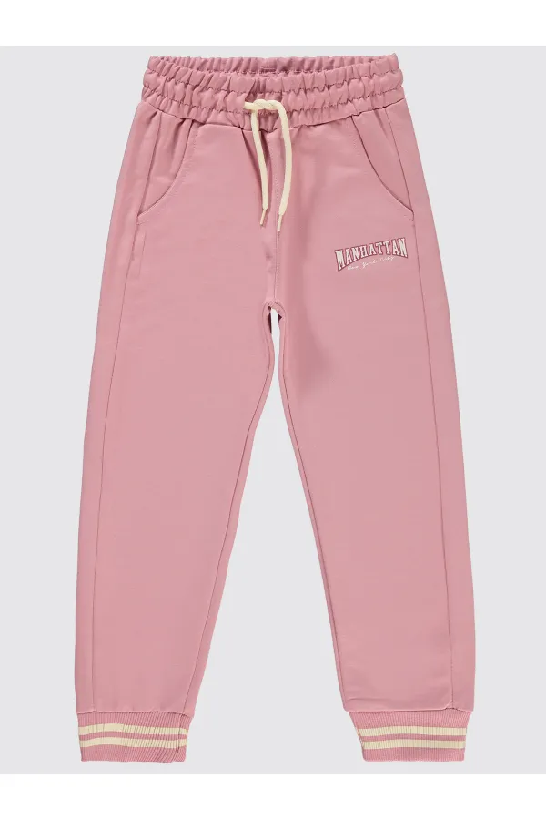 Kız Çocuk Eşofman Altı 2-5 Yaş Pembe - Paket