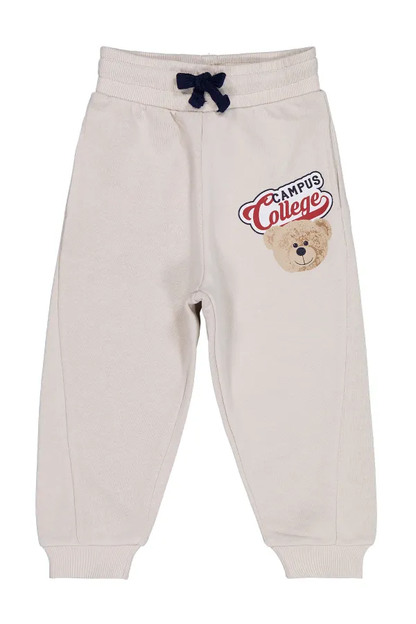 Bas de survêtement garçon 2-5 ans, couleur pierre - Lot