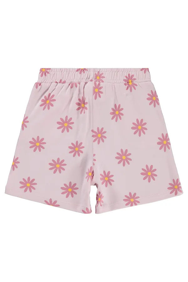 Kız Çocuk Şort 6-9 Yaş Pudra - Paket