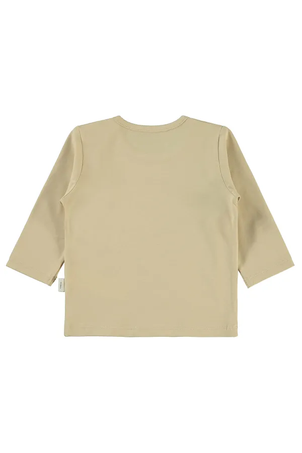 Bebek Sweatshirt 0-24 Ay Taş Rengi - Paket