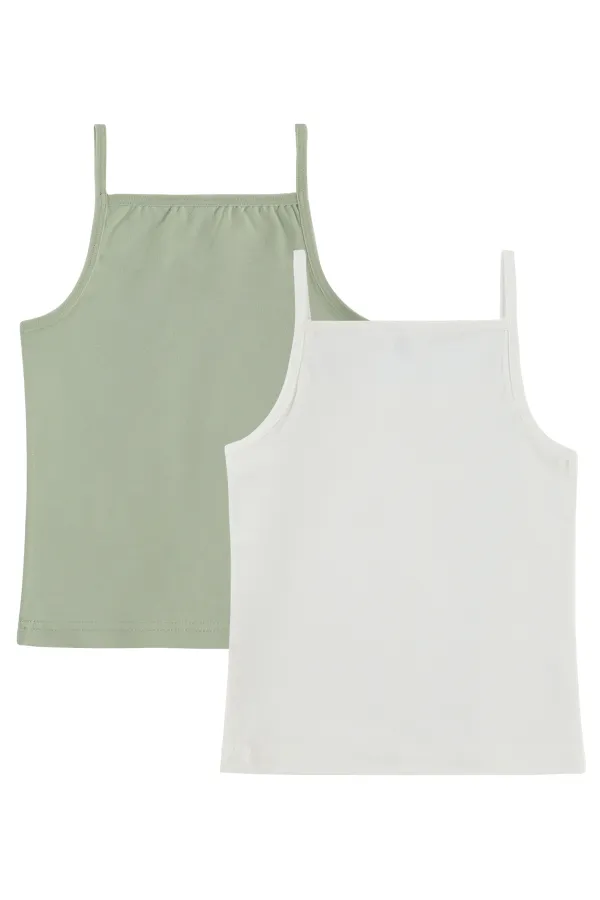 Girls' Athletic Tank Top, Ages 2-9, Standard Package