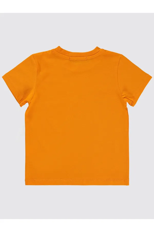 Boys T-Shirt 2-5 Years Old Light Orange - Package