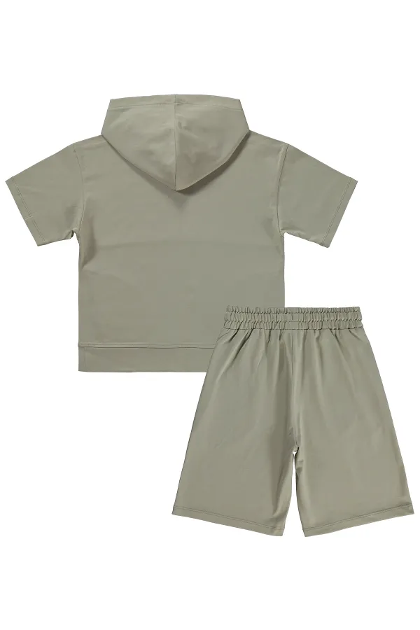 Ensemble d'équipe pour garçons de 6 à 9 ans, gris clair - Pack