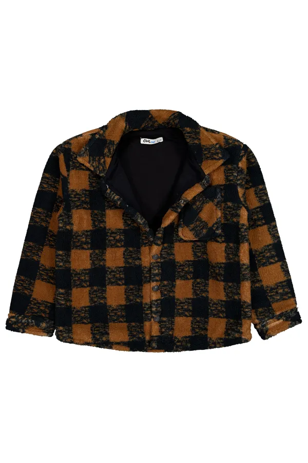 Erkek Çocuk Gömlek 6-9 Yaş Kahve - Paket