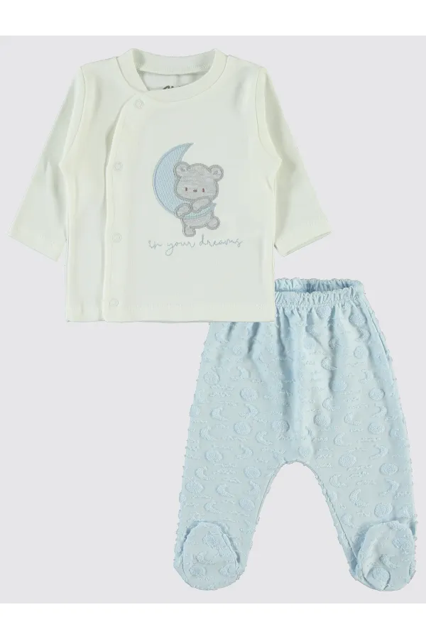 Bebek Body Setleri 0-24 Ay Mavi - Paket Civil