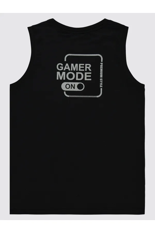 Lot de T-shirts noirs pour garçons de 10 à 13 ans