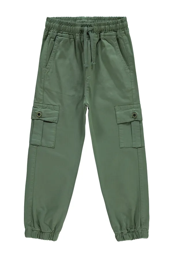 Kız Çocuk Pantolon 10-13 Yaş Haki - Paket