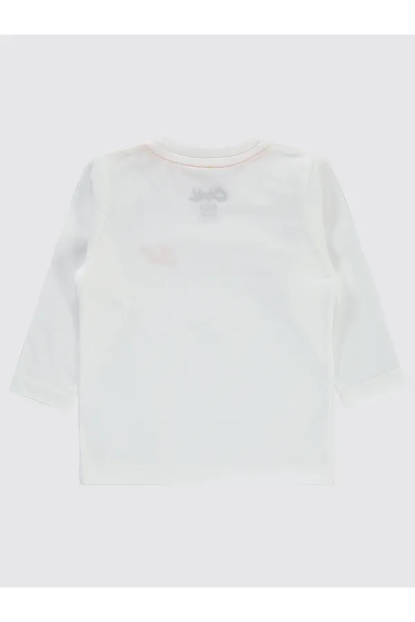 Sweat-shirt bébé blanc 0-24 mois - Lot