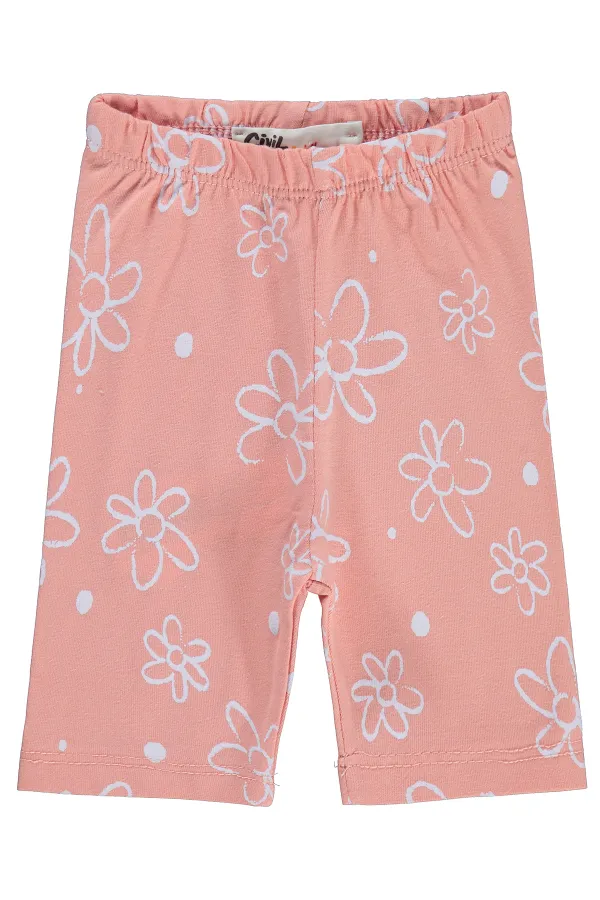 Leggings bébé 0-24 mois saumon - Lot