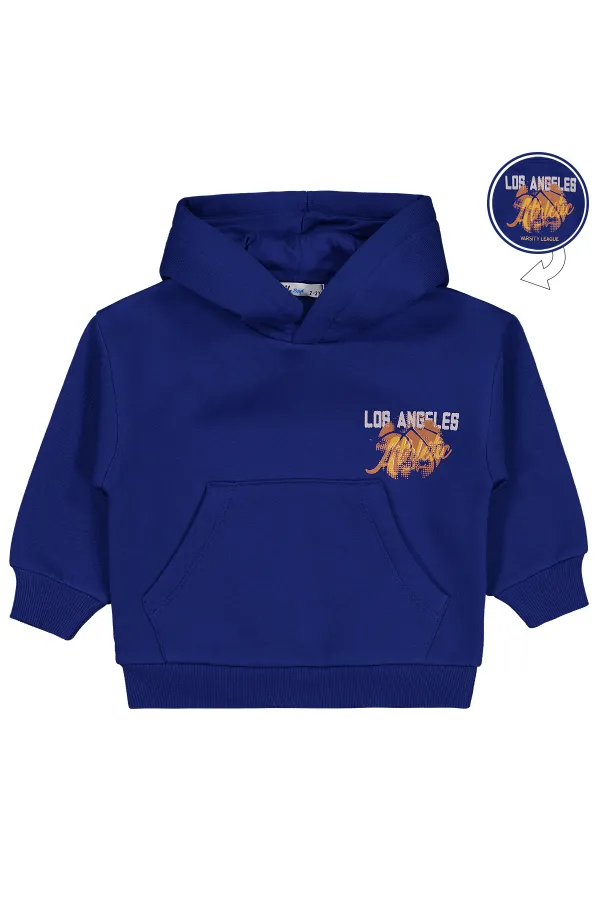 Erkek Çocuk Sweatshirt 2-5 Yaş Koyu Saks - Paket