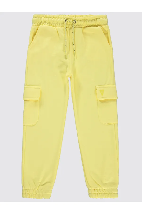 Kız Çocuk Eşofman Altı 10-13 Yaş Sarı - Paket