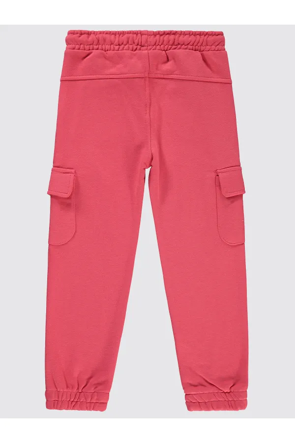 Kız Çocuk Eşofman Altı 6-9 Yaş Nar - Paket