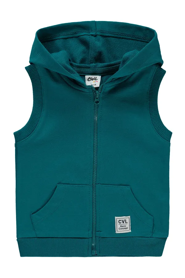 Body bébé 0-24 mois vert pétrole - Lot