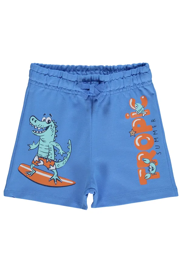 Erkek Çocuk Şort 2-5 Yaş Koyu Mavi - Paket