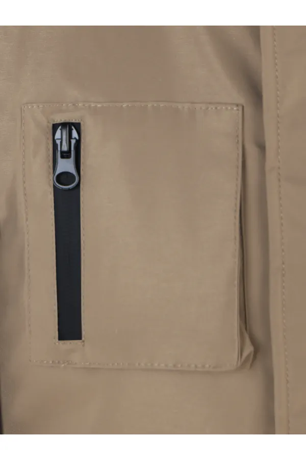 Erkek Çocuk Mont 6-9 Yaş Vizon - Paket