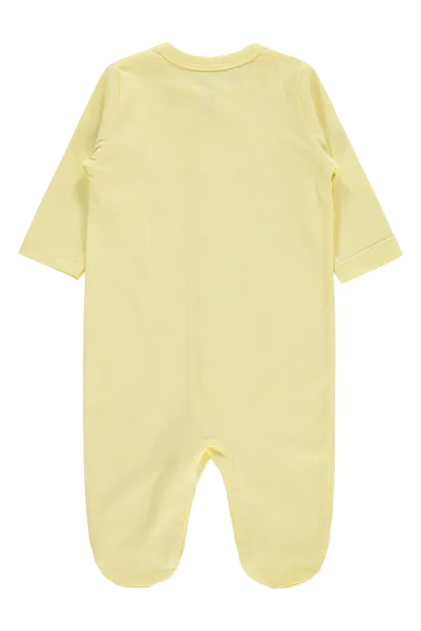 Grenouillère bébé 0-24 mois jaune - Emballage