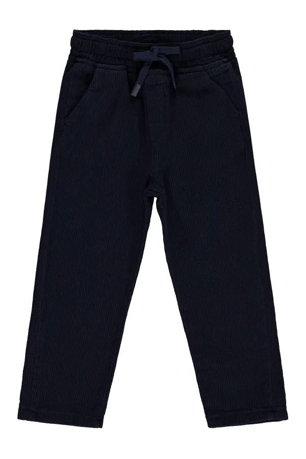 Boys' Trousers, Ages 2-5, Navy Blue - Pack
