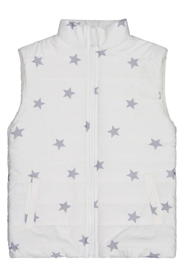 Kız Çocuk Yelek 10-13 Yaş Ekru - Paket