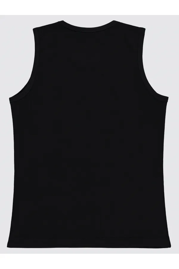 Lot de t-shirts noirs pour garçons de 6 à 9 ans