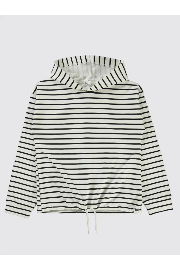 Sweat-shirt fille 10-13 ans écru - Emballage