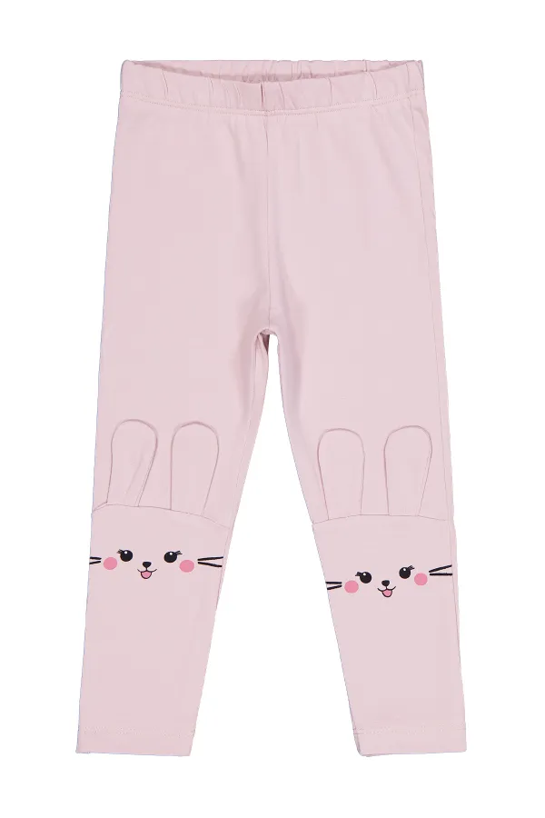 Collants pour filles de 2 à 5 ans, rose clair - Paquet