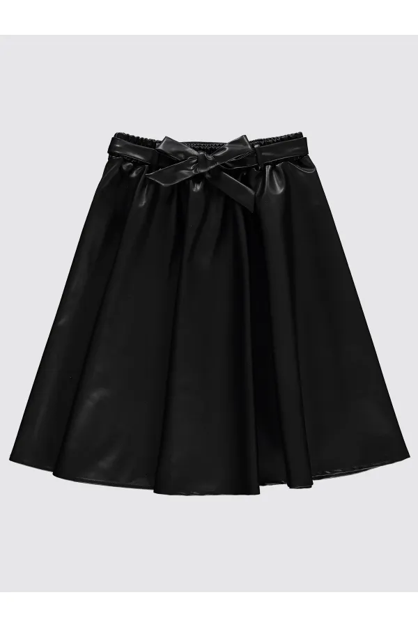 Kız Çocuk Etek 10-13 Yaş Siyah - Paket