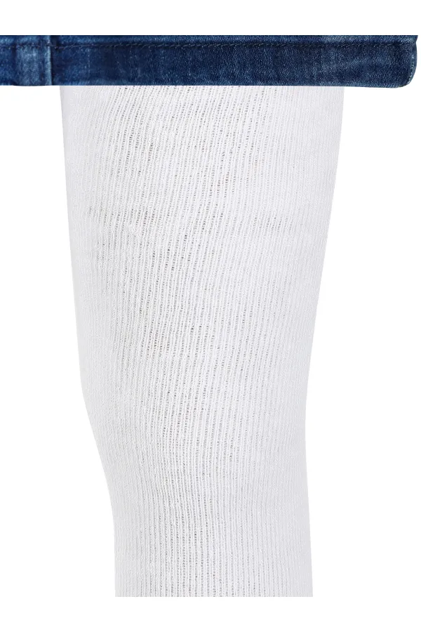 Kız Çocuk Külotlu Çorap 2-9 Yaş Beyaz - Paket