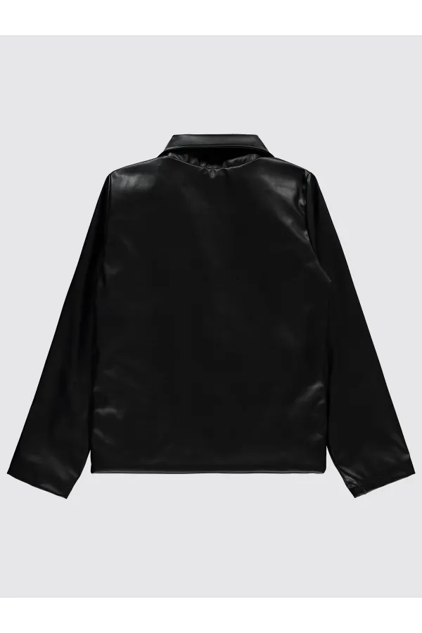 Kız Çocuk Ceket 10-13 Yaş Siyah - Paket