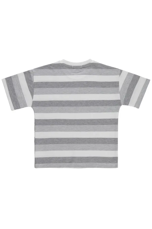 Erkek Çocuk Tişört 10-13 Yaş Gri - Paket